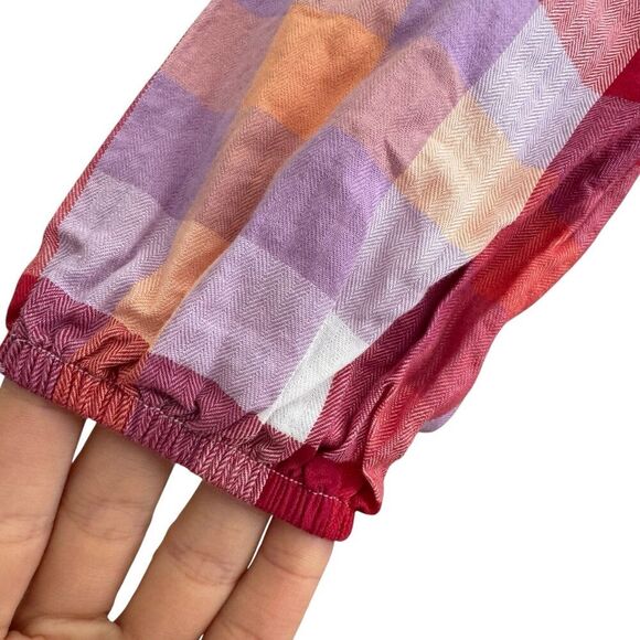 Bonnie Baby Baby Girl Harvest Smocked Long Sleeve Plaid Dress 24M NWOT - Picture 5 of 8